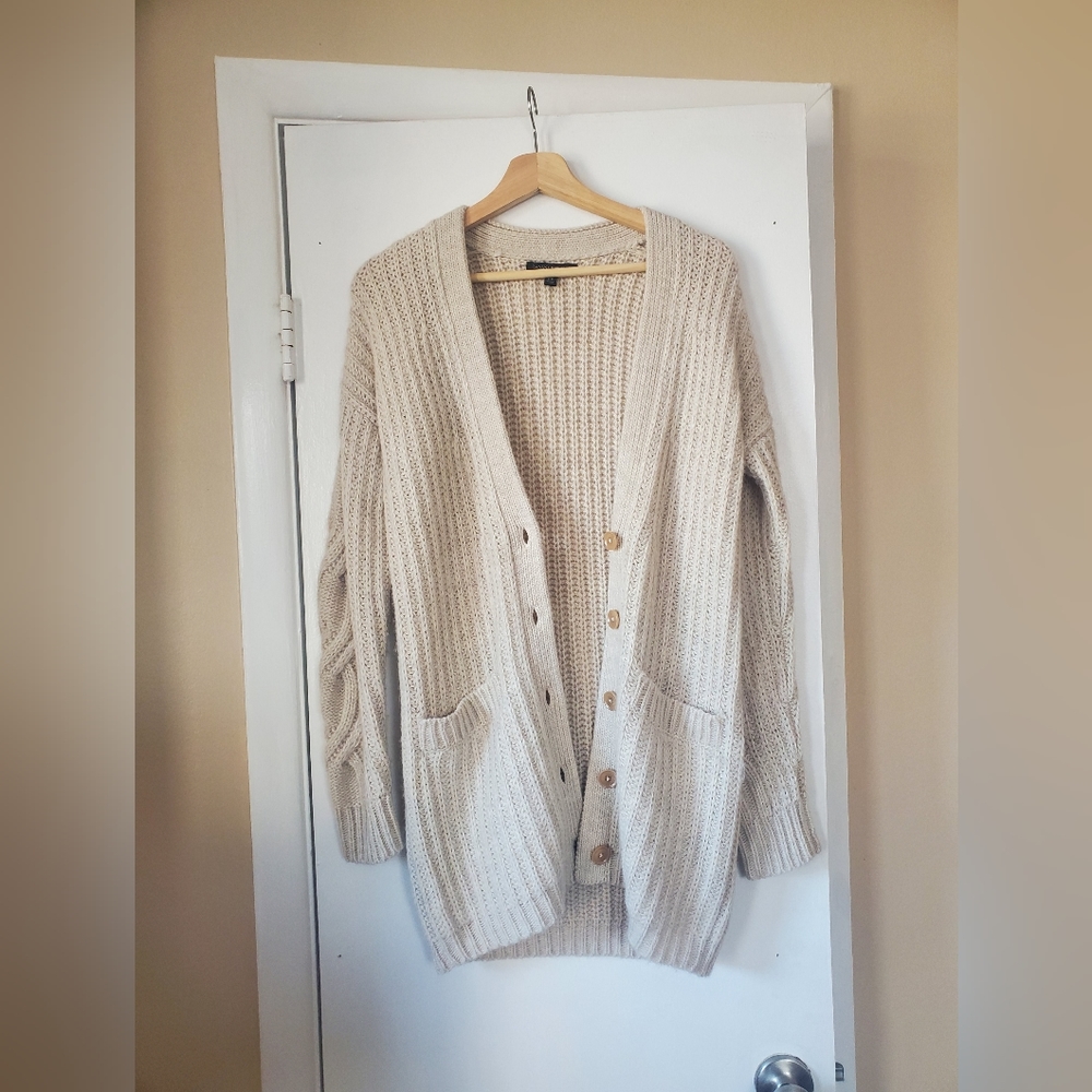 Banana Republic oversized wool cardigan